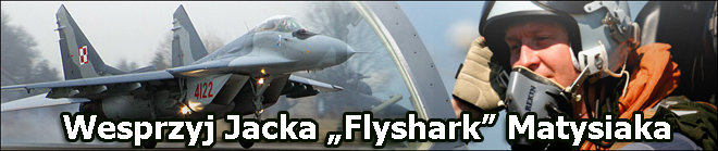 wesprzyj Jacka Flyshark Matysiaka